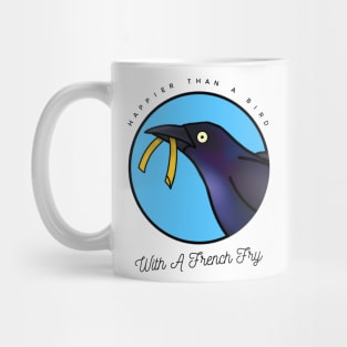 Happy Grackle (Large Print) Mug